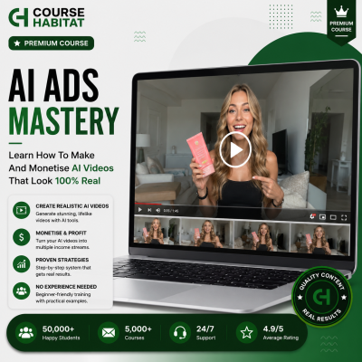 Ai Ads Mastery – Learn How To Make And Monetise AI Videos That Look 100% Real