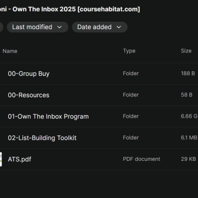 Alex Cattoni – Own The Inbox 2025