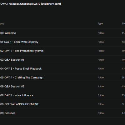 Alex Cattoni – Own The Inbox Challenge