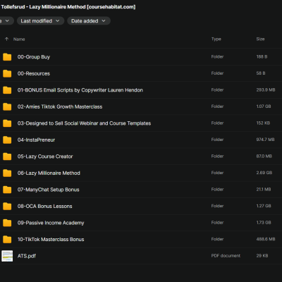 Amie Tollefsrud – Lazy Millionaire Method