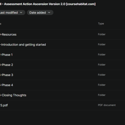 Andrew Foxwell – Assessment Action Ascension Version 2.0