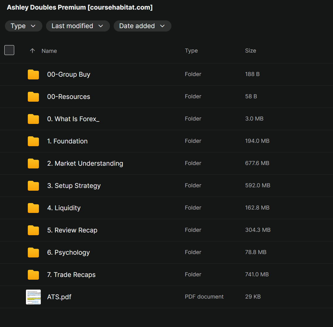 Ashley Doubles – Premium Trading
