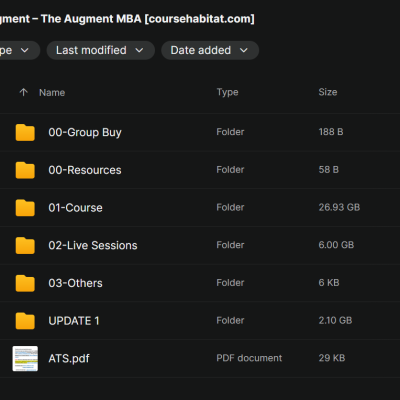 Augment – The Augment MBA
