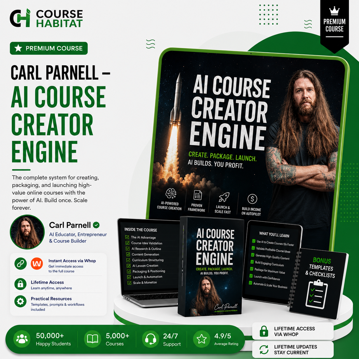 Carl Parnell – AI Course Creator Engine