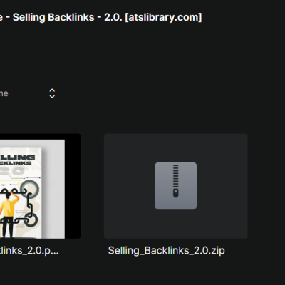 Charles Floate – Selling Backlinks - 2.0