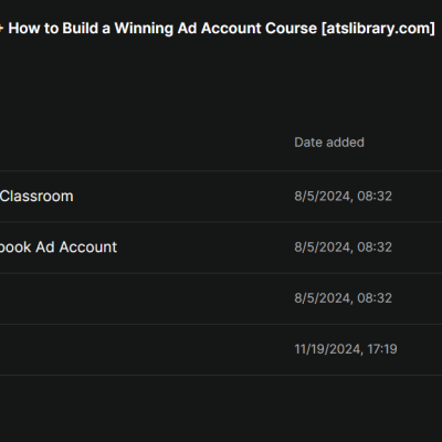 Charles Tichenor – Disrupter School + How to Build a Winning Ad Account Course