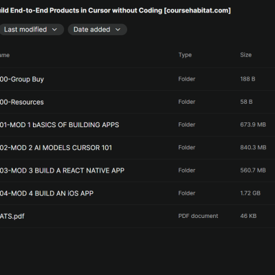 Chethan – Build End-to-End Products in Cursor without Coding