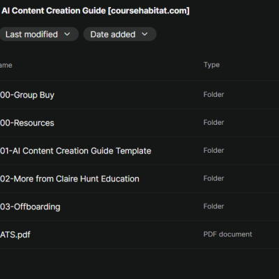 Claire Hunt – AI Content Creation Guide