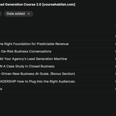 Dan Englander – The Agency Lead Generation Course 2.0