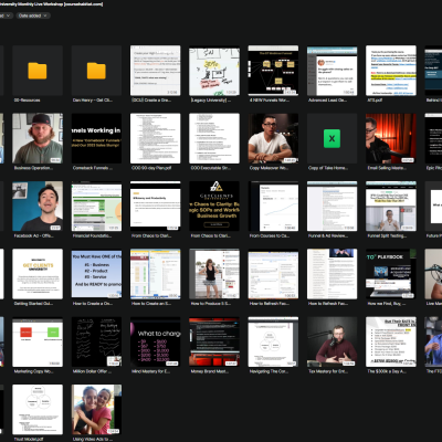Dan Henry – GCU PREMIUM Monthly Live Workshop