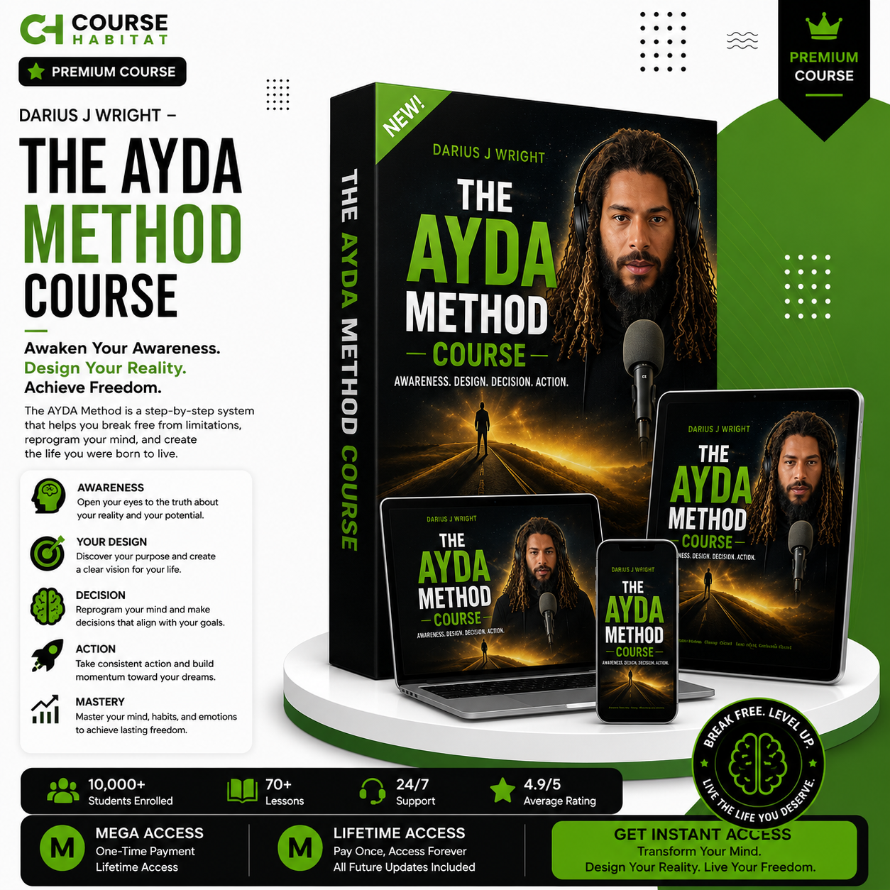 Darius J Wright – The AYDA Method Course