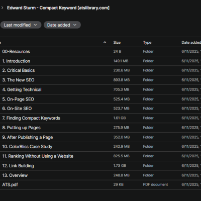 Edward Sturm – Compact Keyword