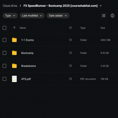 FX SpeedRunner – Bootcamp 2025