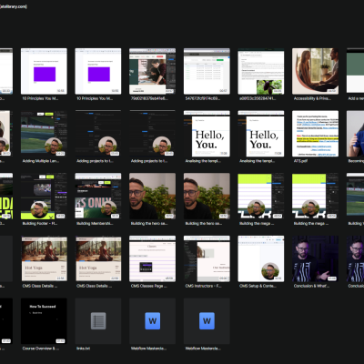 Ran Segall (Flux) – Webflow Masterclass 4.0 Pro