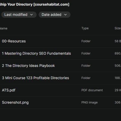 Frey Chu – Ship Your Directory