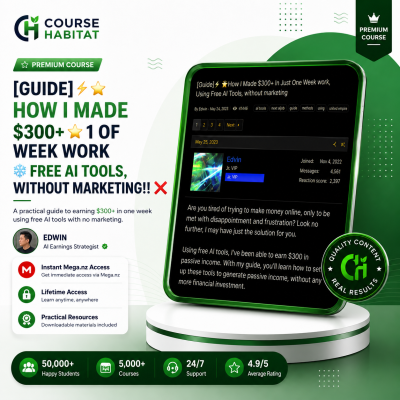 [GUIDE]⚡️⭐️HOW I MADE $300+⭐️1 OF WEEK WORK ❄️FREE AI TOOLS,WITHOUT MARKETING!!❌