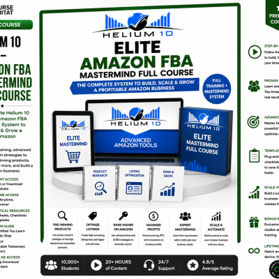Helium 10 Elite – Amazon FBA Mastermind Full Course