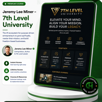 Jeremy Lee Miner – 7th Level University