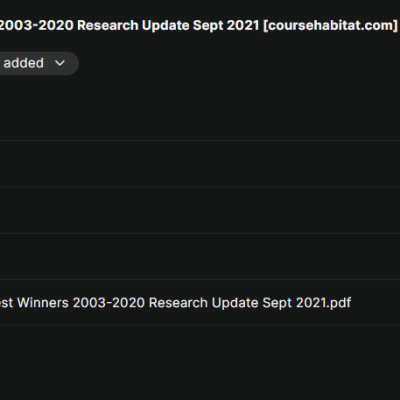 John Pocorobba – 55 Greatest Stock Market Winners 2003 – 2020