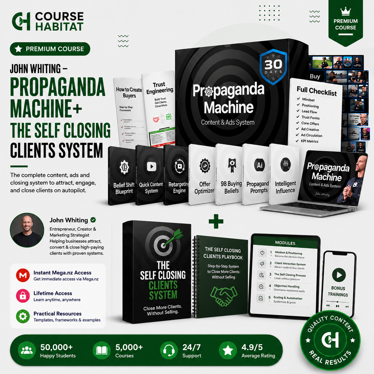 John Whiting – Propaganda Machine+The Self Closing Clients System