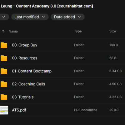 Justin Leung – Content Academy 3.0