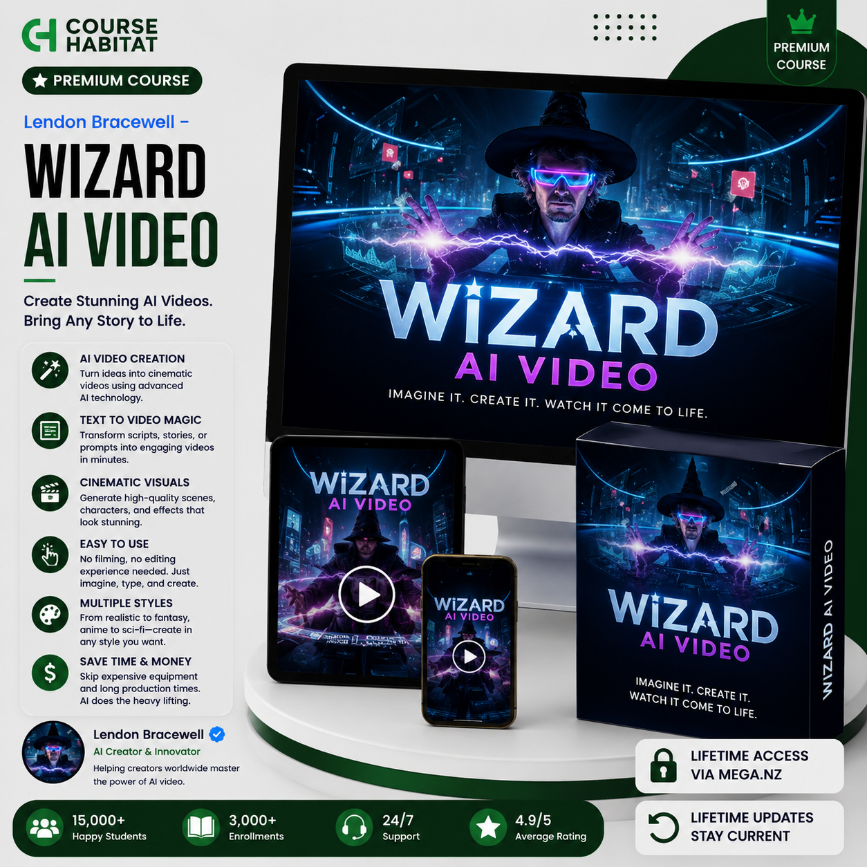 Lendon Bracewell – Wizard Ai Video
