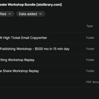 Lukas Resheske – Resheske Workshop Bundle