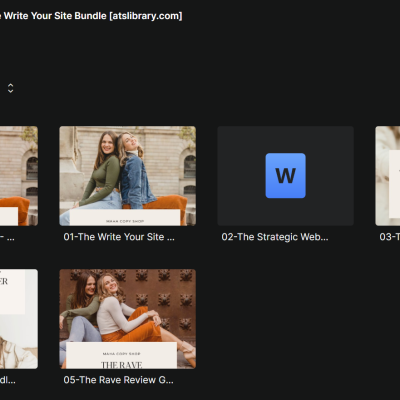 Madison & Haley – The Write Your Site Bundle