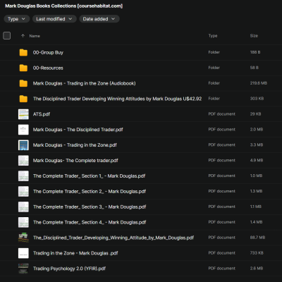 Mark Douglas – Books Collections