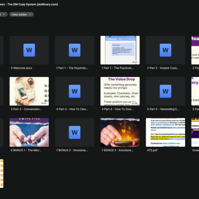 Miguel Alvarez – The DM Copy System