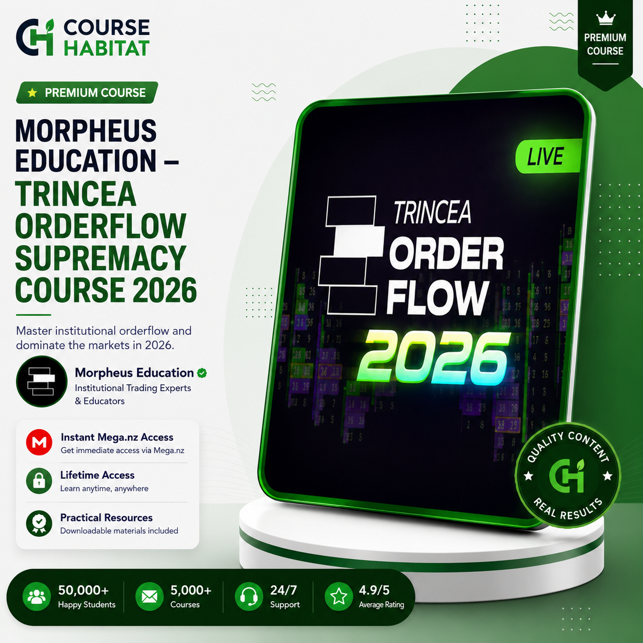 Morpheus Education – Trincea Orderflow Supremacy Course 2026