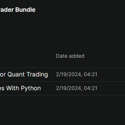 QuantFactory – Become A Quant Trader Bundle