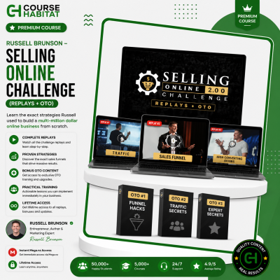 Russell Brunson – Selling Online Challenge (Replays + OTO)