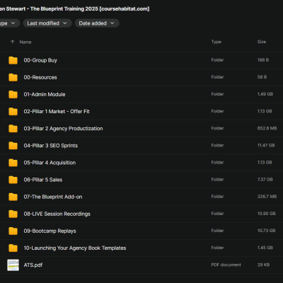 Ryan Stewart – The Blueprint Training 2025