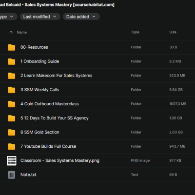 Saad Belcaid – Sales Systems Mastery