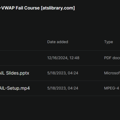 Scott Pulcini Trader – GAP-VWAP Fail Course