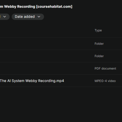 Serge Gatari – The AI System Webby Recording