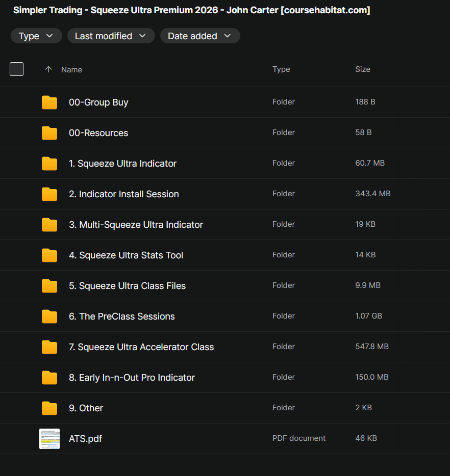 Simpler Trading – Squeeze Ultra Premium 2026