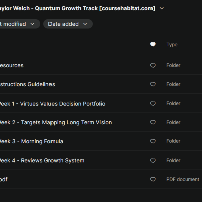 Taylor Welch – Quantum Growth Track