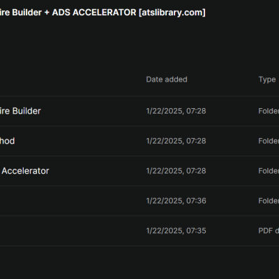 The PDF Method + ADS ACCELERATOR
