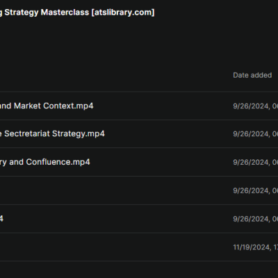 Desire To Trade – The Secretariat – Trend Trading Strategy Masterclass – Course