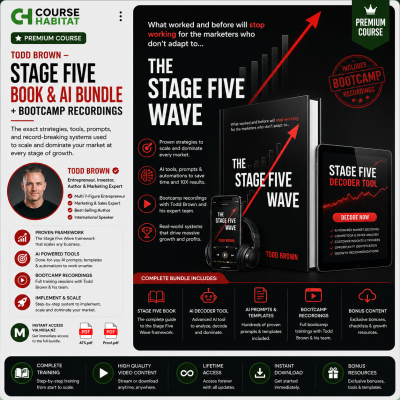 Todd Brown – Stage Five Book & AI Bundle + Bootcamp Recordings