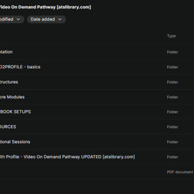 Trade With Profile – Video On Demand Pathway