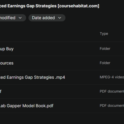 TraderLion – Advanced Earnings Gap Strategies