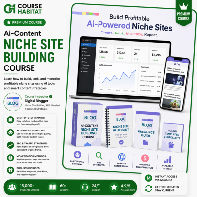Ai-Content Niche Site Building Course