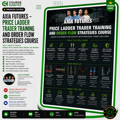 Axia Futures – Price Ladder Trader Training And Order Flow Strategies Course