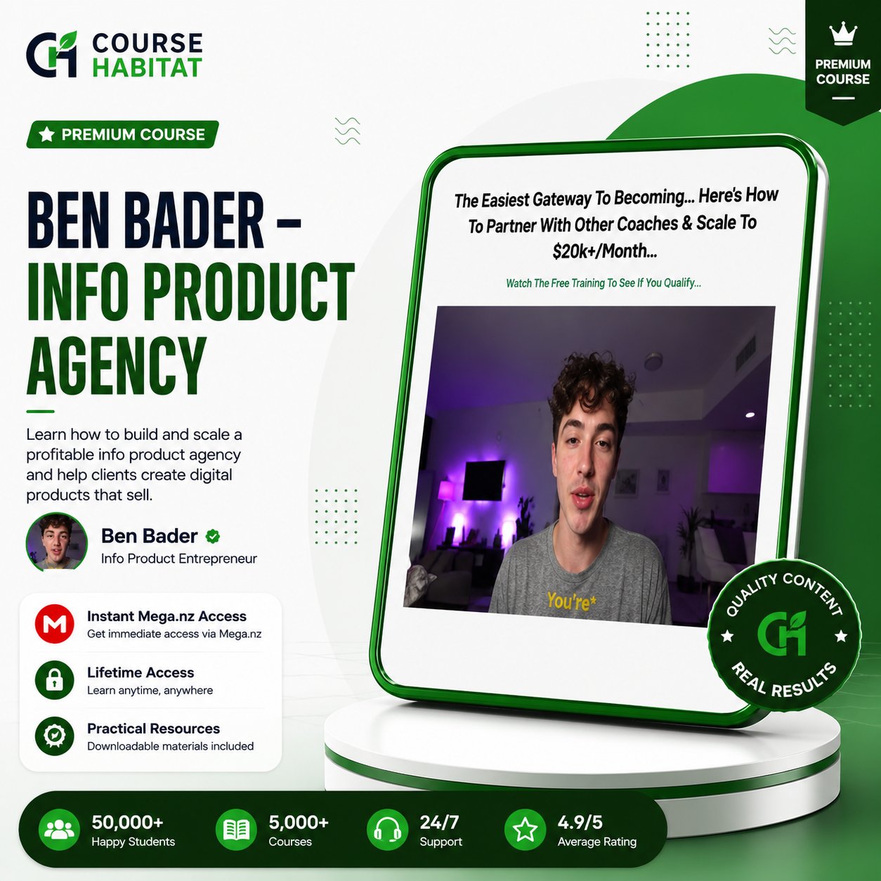Ben Bader – Info Product Agency