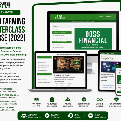 Boss Financial – Yield Farming MasterClass Course (2022)