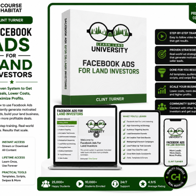 Clint Turner – Facebook Ads For Land Investors