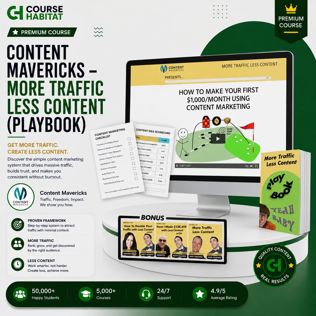 Content Mavericks – More Traffic Less Content (PlayBook)